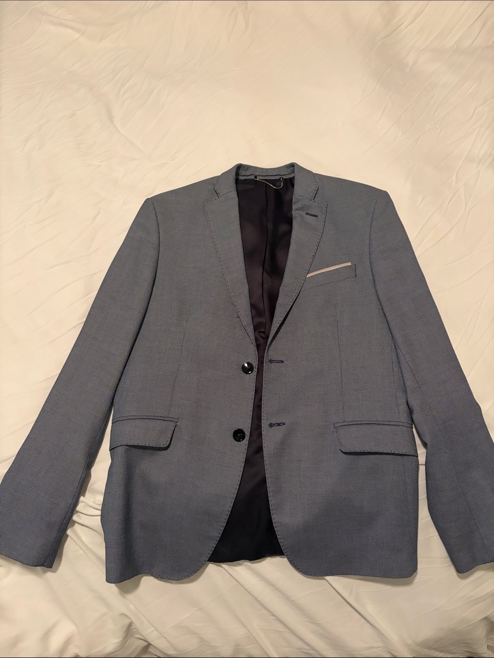 Zara Men's Light Blue Suit